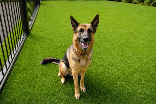 Synthetic turf for dogs