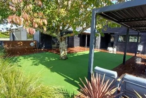 synthetic putting greens backyard example